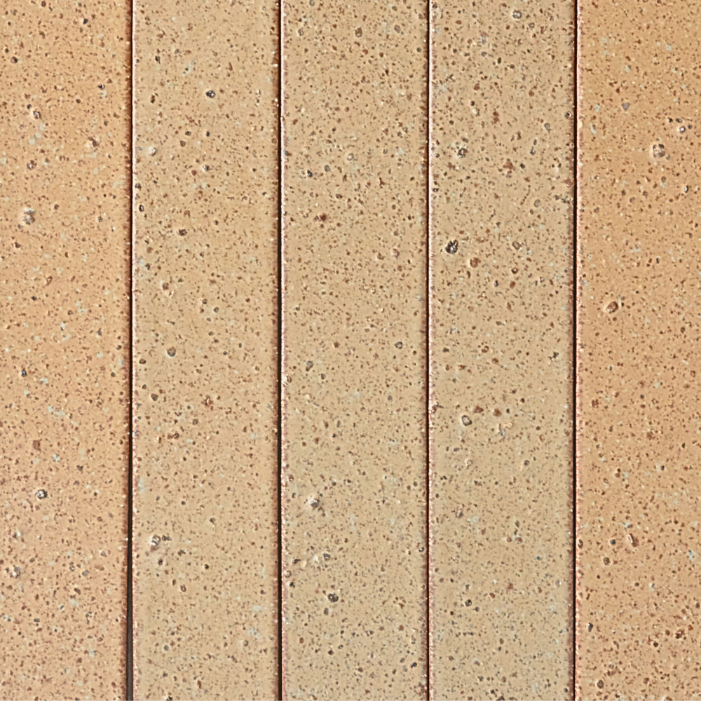 Hatsu Long Brick Wheat Hand Glazed Japanese Tile