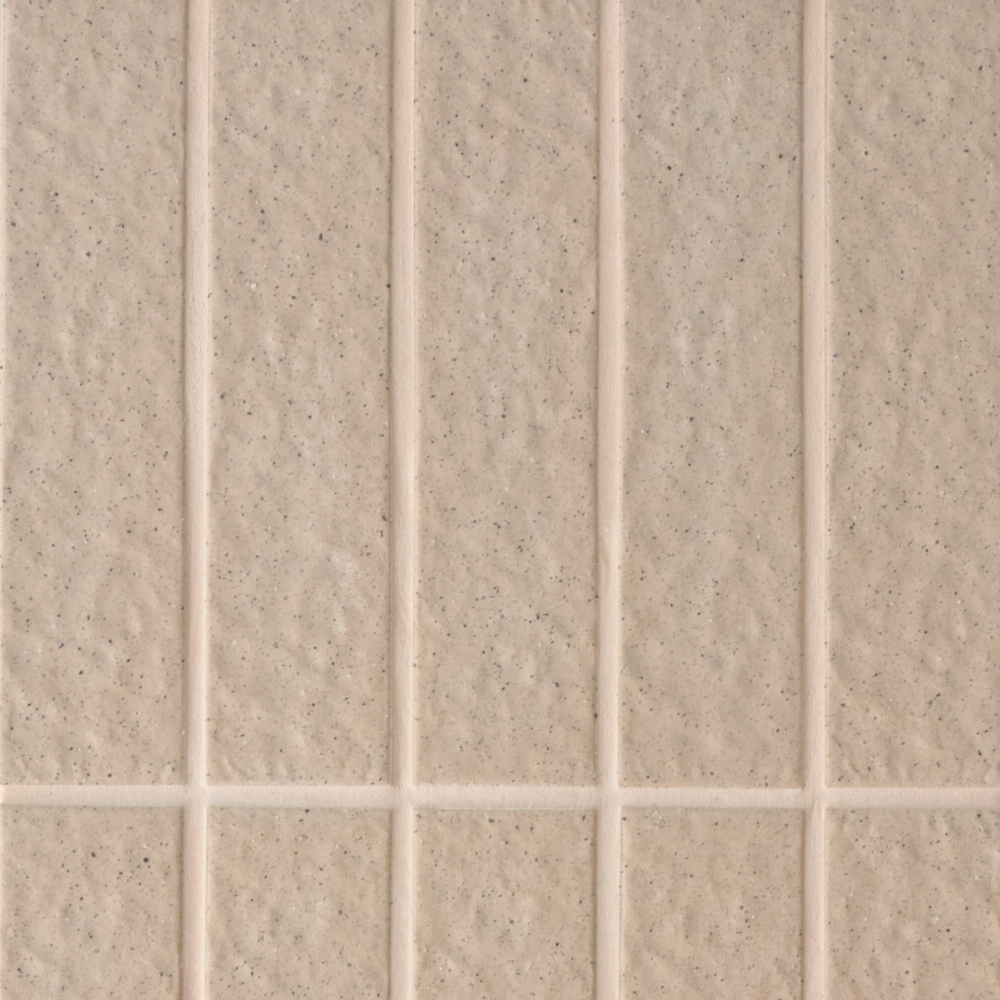 Sabi Almond Beige Japanese Hand Crafted Finger Mosaic Matt 45x195mm