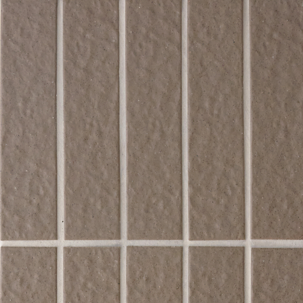 Sabi Mocha Brown Japanese Hand Crafted Finger Mosaic Matt 45x195mm