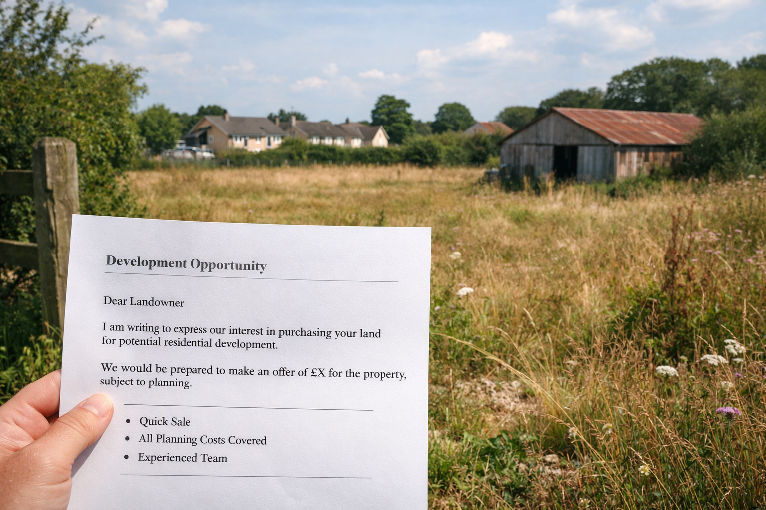 I’ve Had an Approach From a Developer — What Should I Do Next?