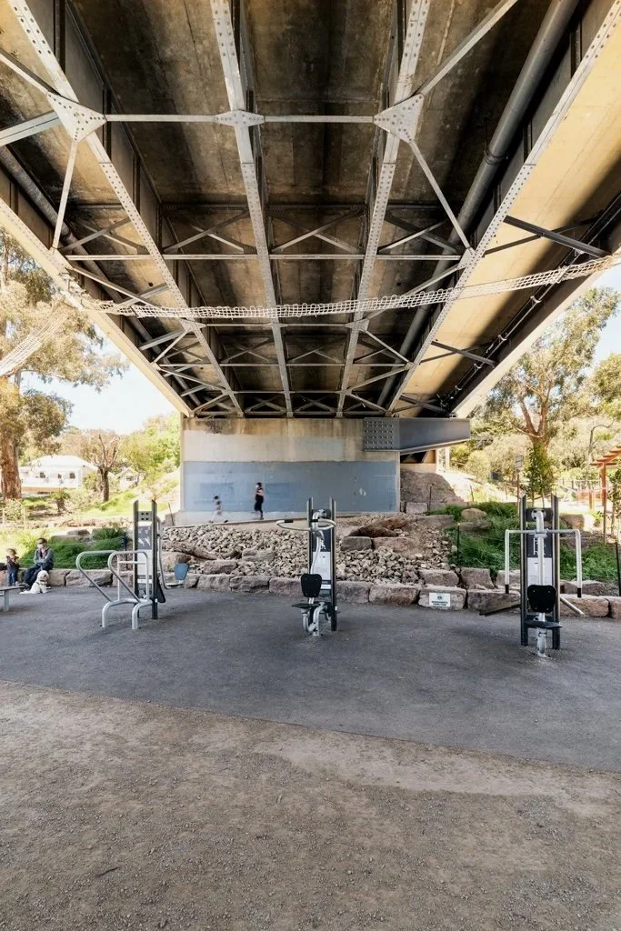 Under the Warrandyte Bridge, Vic Au - for Urban Initiatives