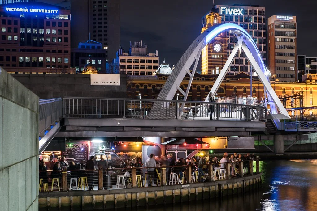Under the Evan Walker Bridge, Melbourne Au