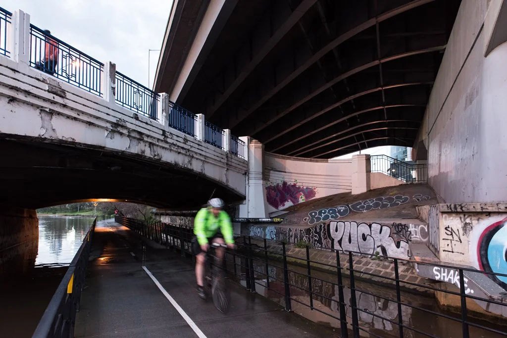 Under the Punt Road Bridge, Richmond, Vic Au - for the City of Yarra