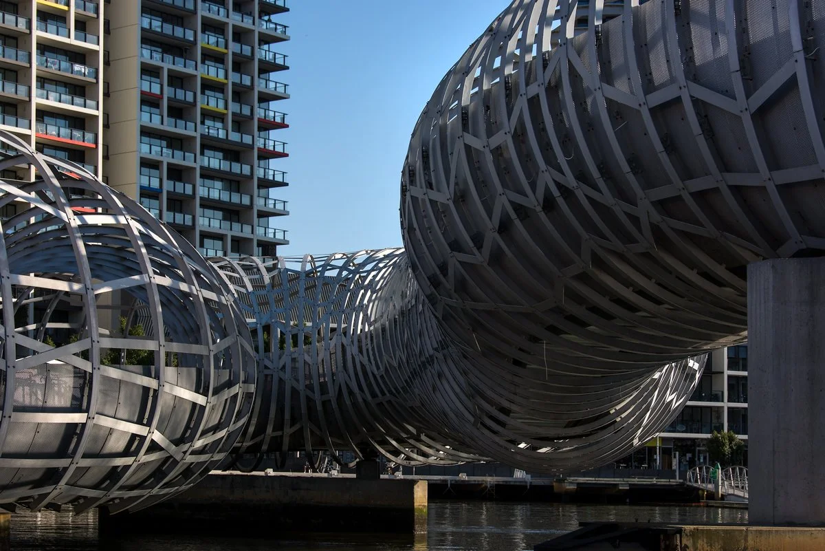 Under the Webb Bridge, Docklands, Melbourne Au
