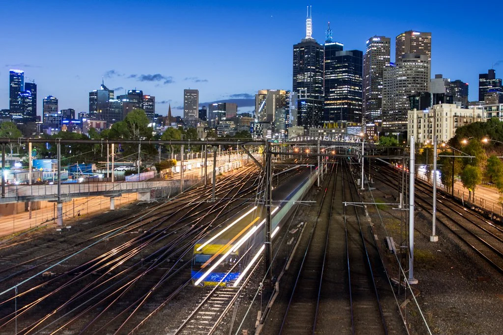 Moving Train Frozen, Melbourne AU