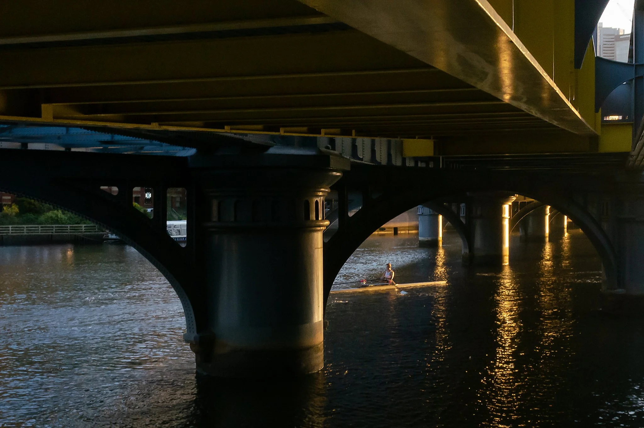Under the Sandridge Rail Bridge, Melbourne Au