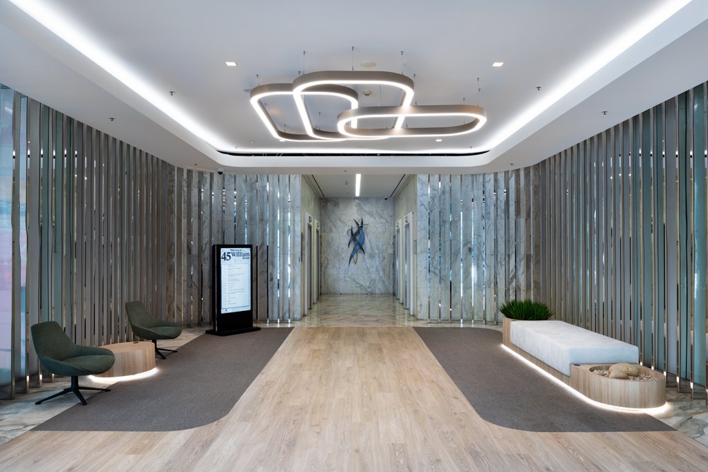 45 William Street Foyer Upgrade, Melbourne, Vic. CLP Architecture