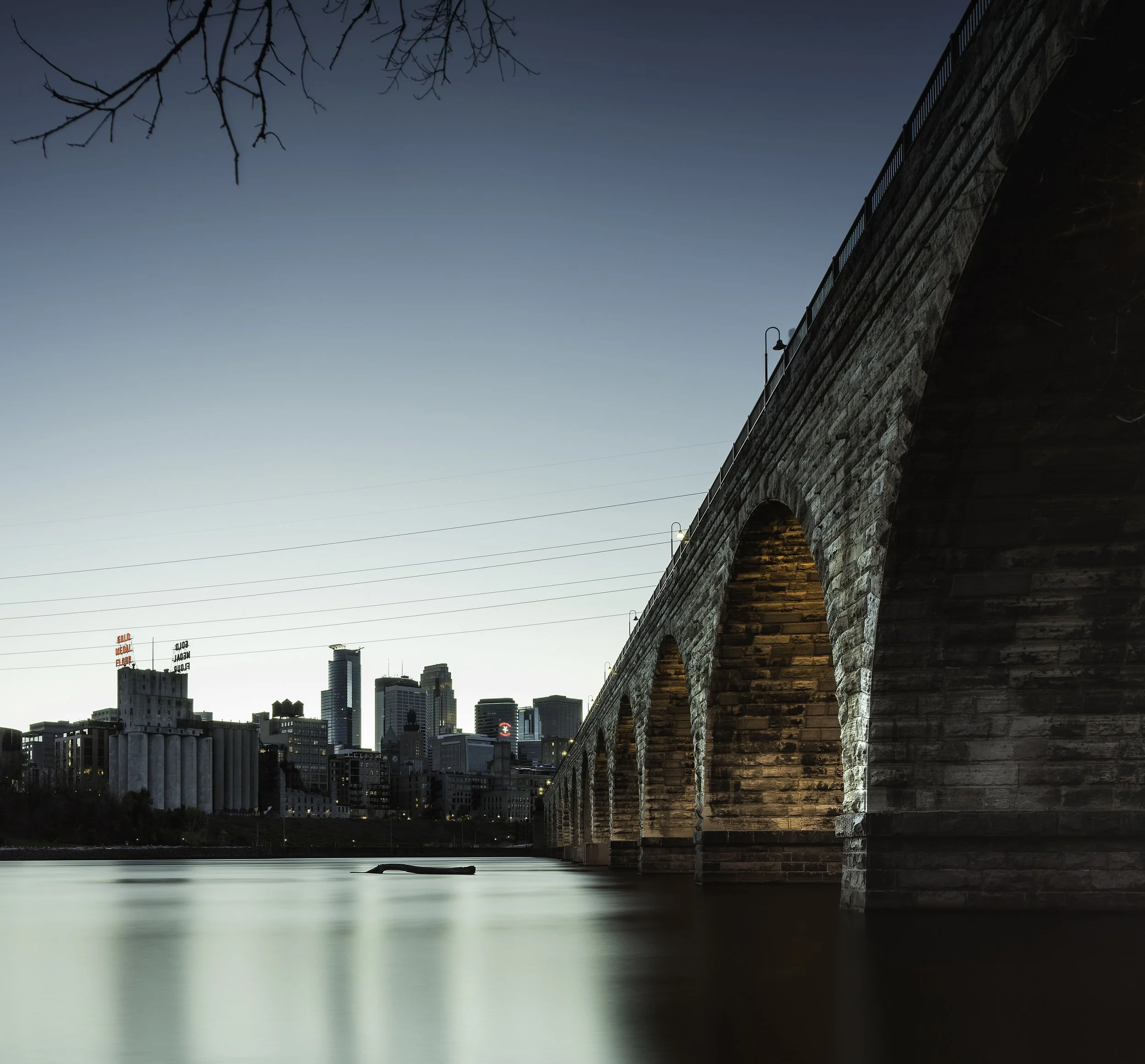 The Stone Arch Bridge, Minneapolis, MN USA