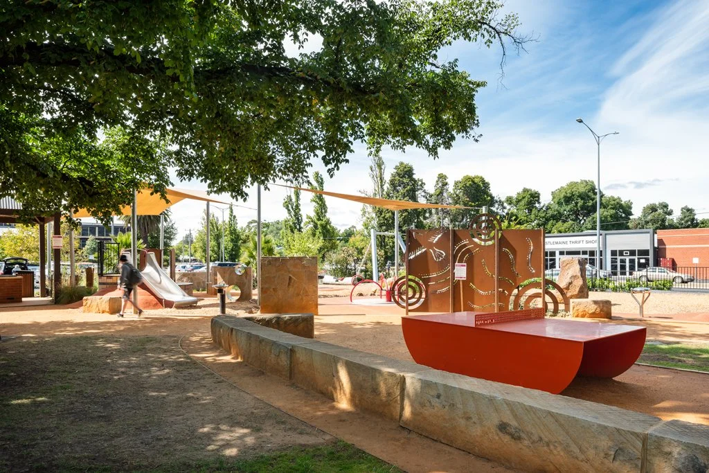 Victory Park, Castlemaine, Vic Au. Urban Initiatives