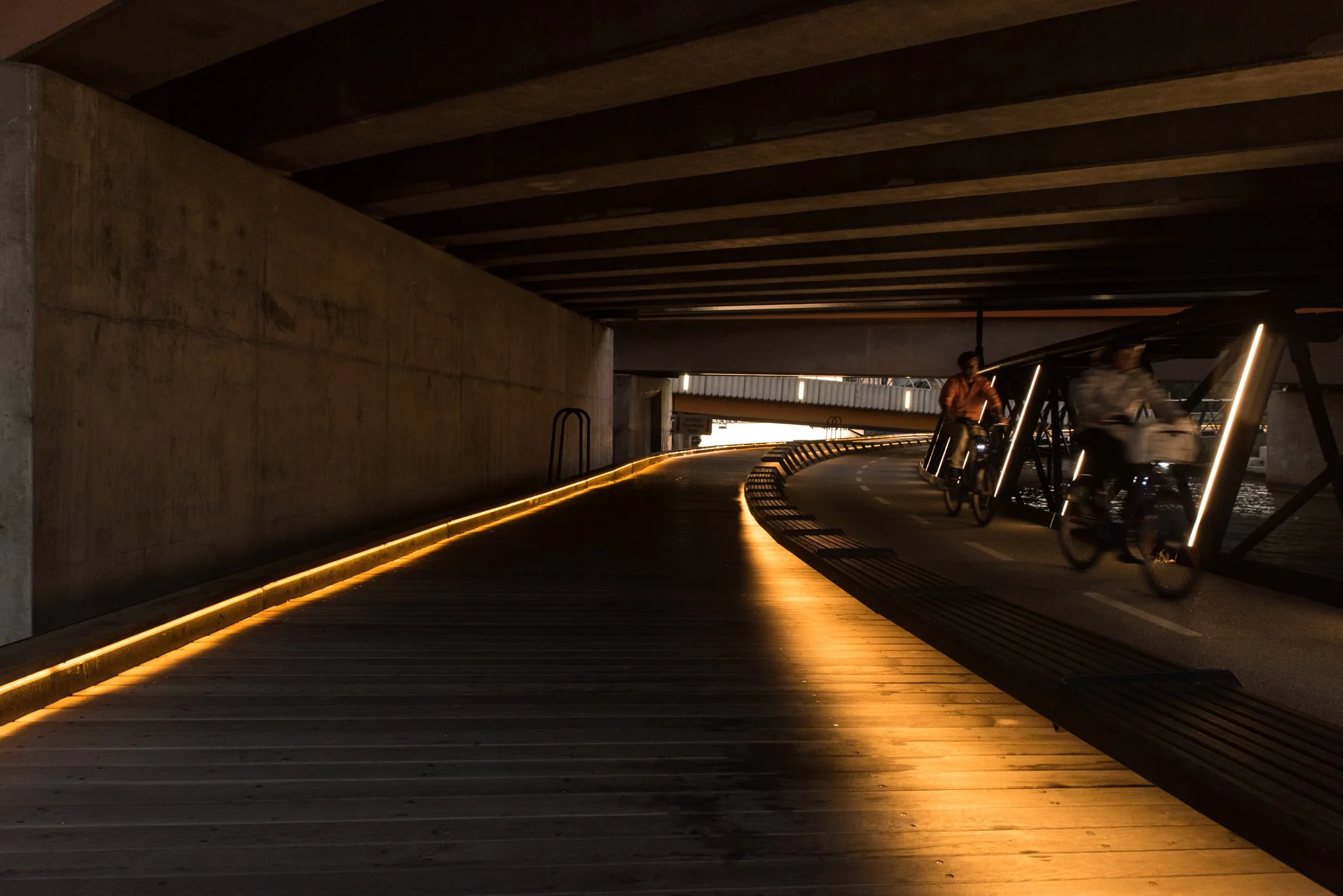Under the Charles Grimes Bridge, Docklands, Vic Au