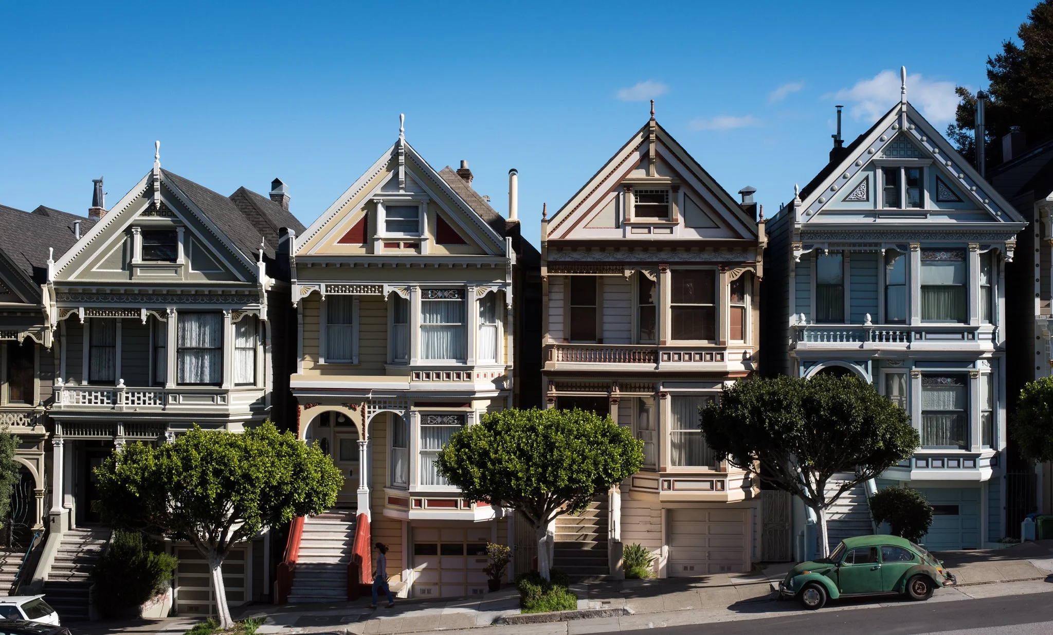 The Painted Ladies, San Francisco, CA USA