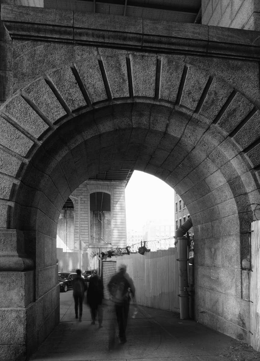 Under the Manhattan Bridge, Brooklyn USA