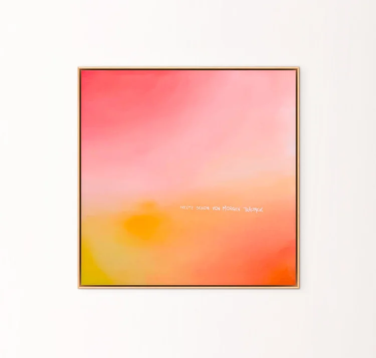 Heute schon von morgen träumen – verkauftes Werk von NINI.ART