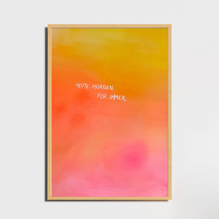Heute, morgen, für immer – verkauftes Werk von NINI.ART