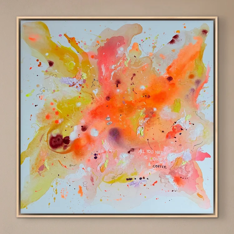 All you need is love and coffee – verkauftes Werk von NINI.ART