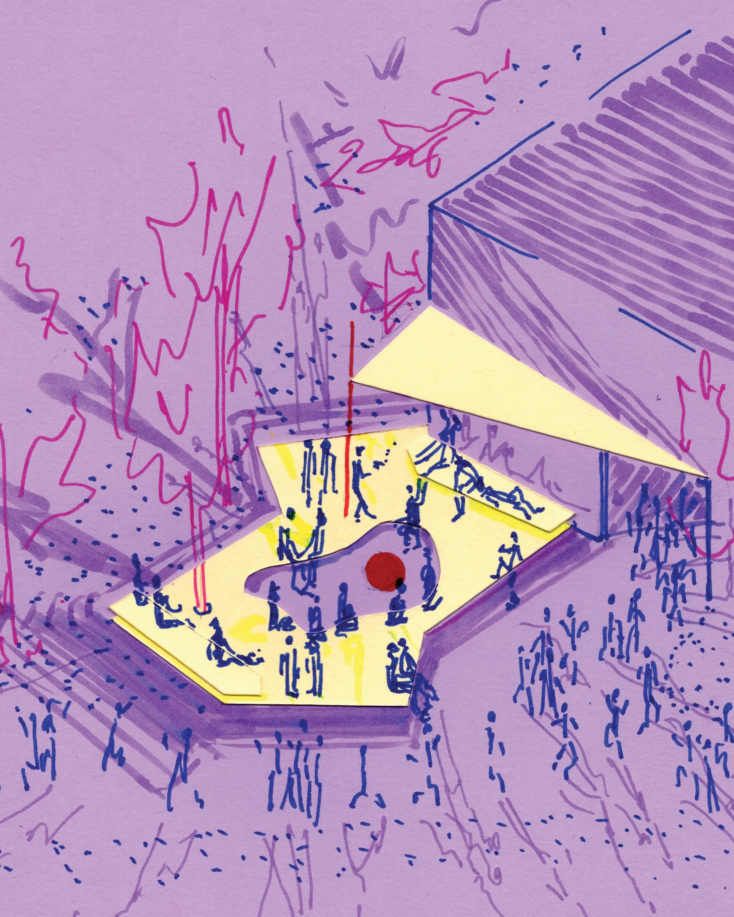 28/12/25 - le lorrain take part in the Horst fritz-kolab Open Call together with collectif hammak for the transformation of the fire pit