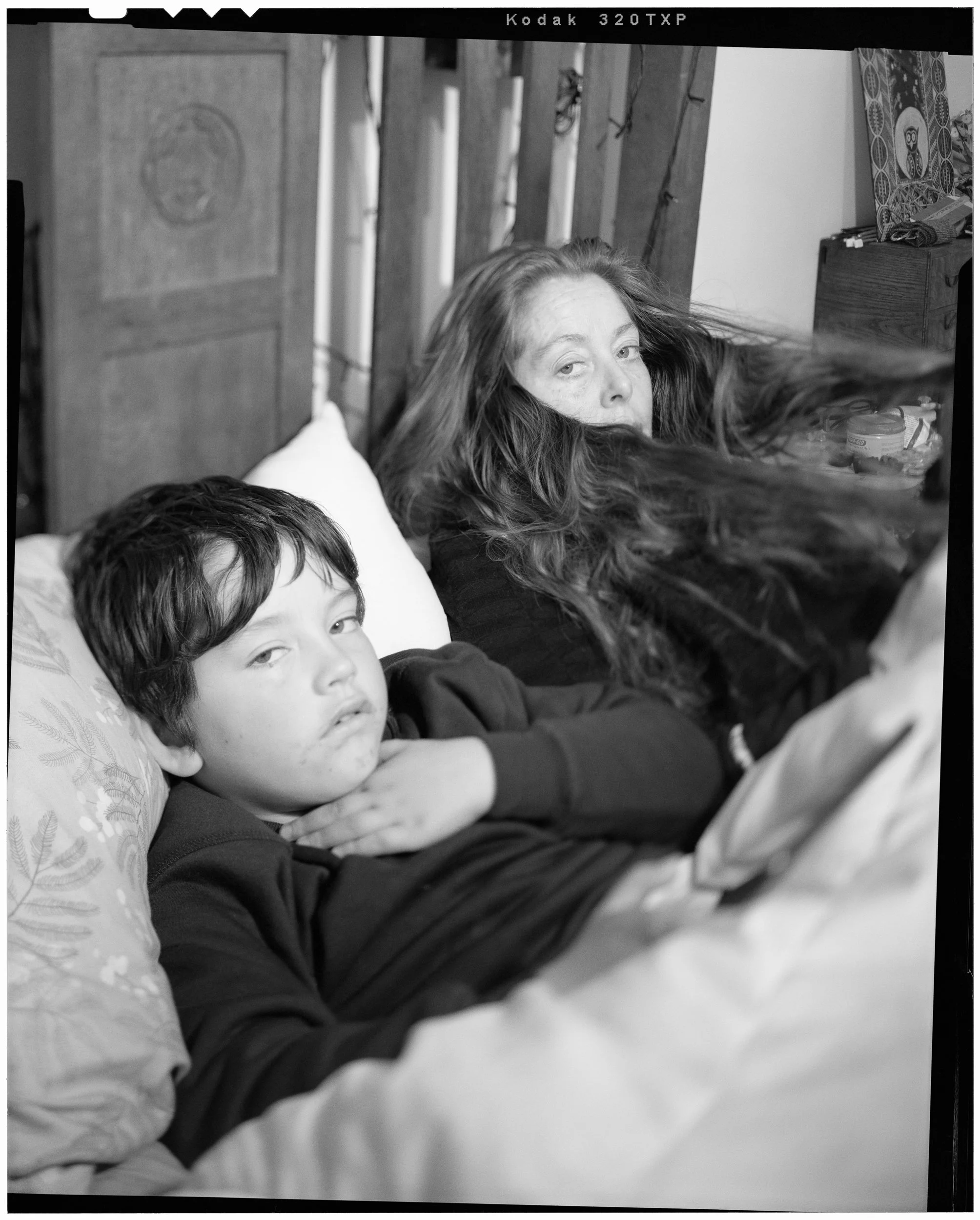 Dylan & Sarah in bed