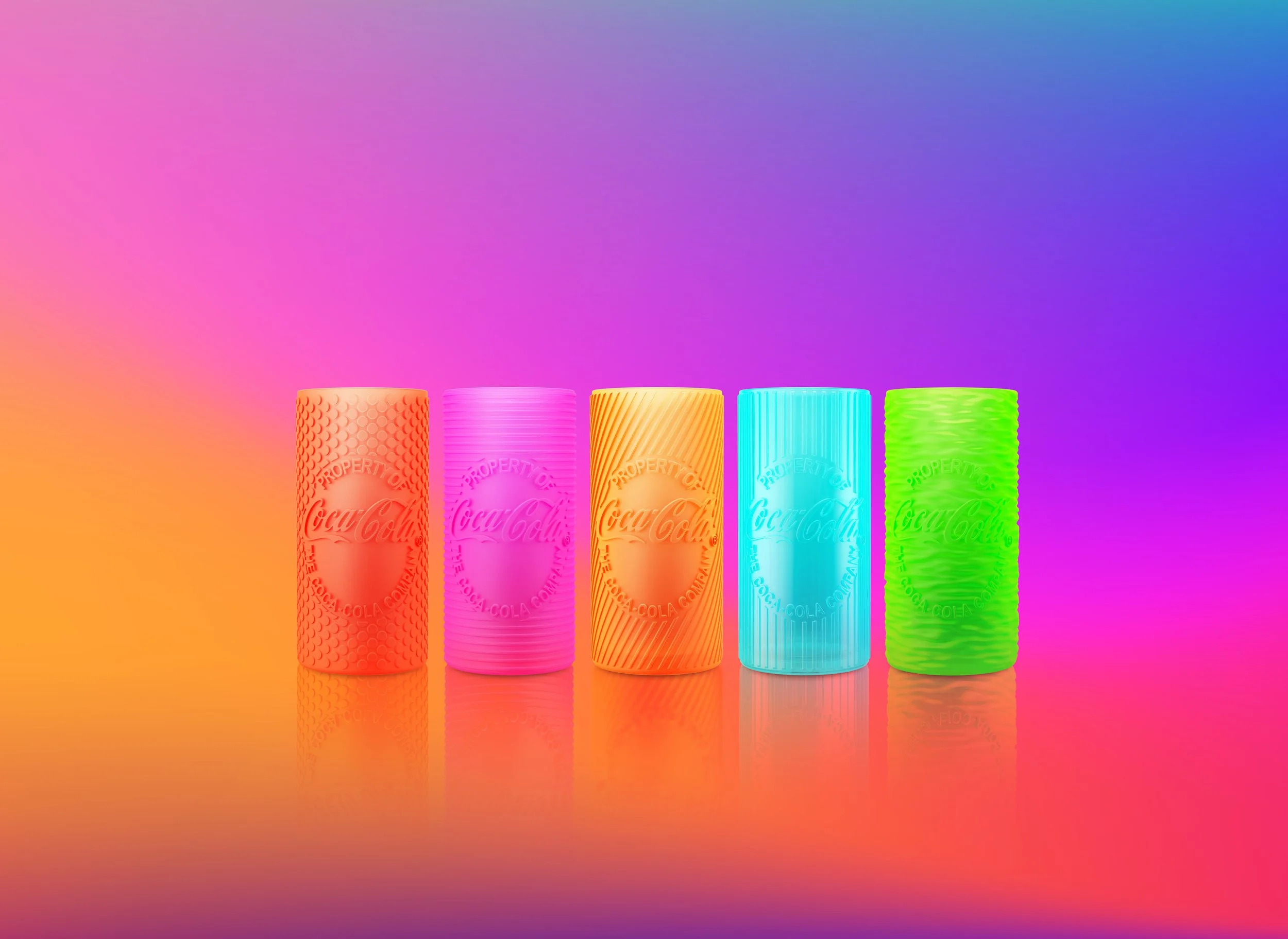 Coca Cola "Cups to dye for"