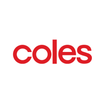 The logo of Coles, an Australian supermarket chain, with a red lowercase 'coles' text on a white background.