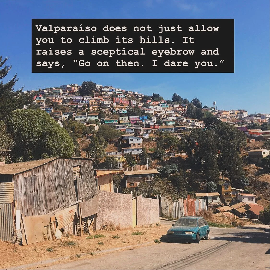 Valpara&iacute;so, Chile 🇨🇱 

In less than 48 hours, my new book will be available.
If all goes according to plan, you may soon find yourself holding it.
Whether this is a good idea remains, as ever, gloriously unresolved. But it&rsquo;s far too la