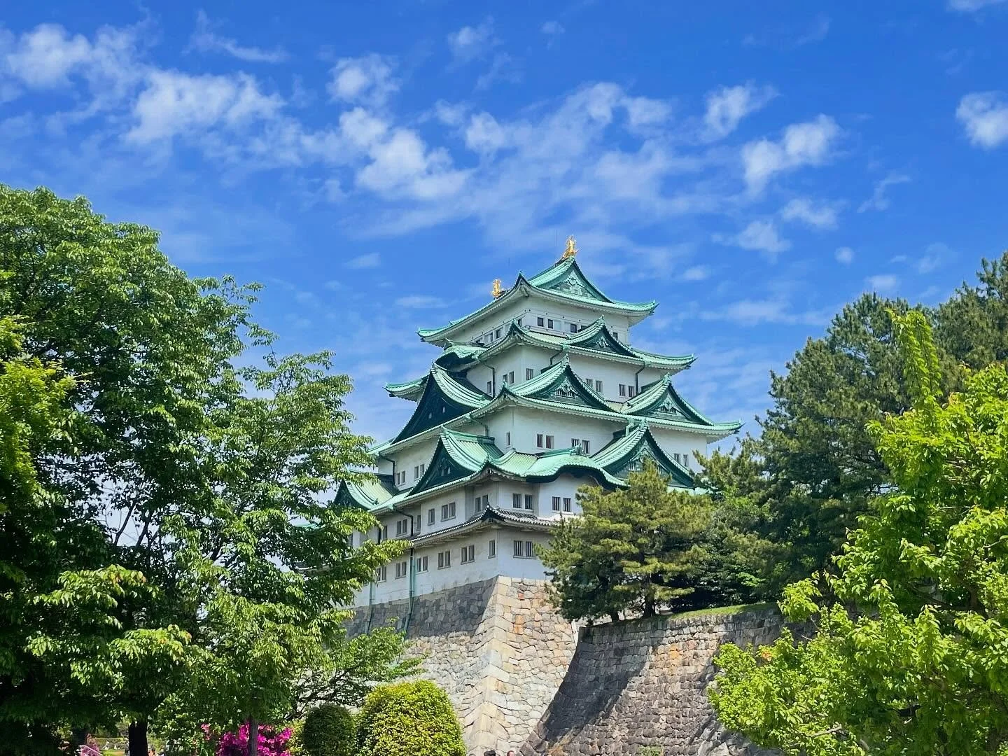 Nagoya, Japan 🎌

Nagoya Castle is guarded by a pair of golden &ldquo;shachihoko&rdquo; on its roof&mdash;mythical creatures assembled from the head of a tiger and the body of a carp 🏯

They are said to protect buildings and prevent fires, which wou