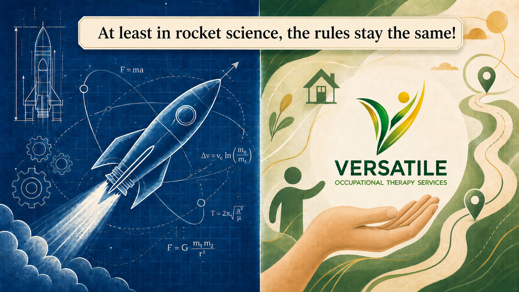 At least in rocket science, the rules stay the same! 