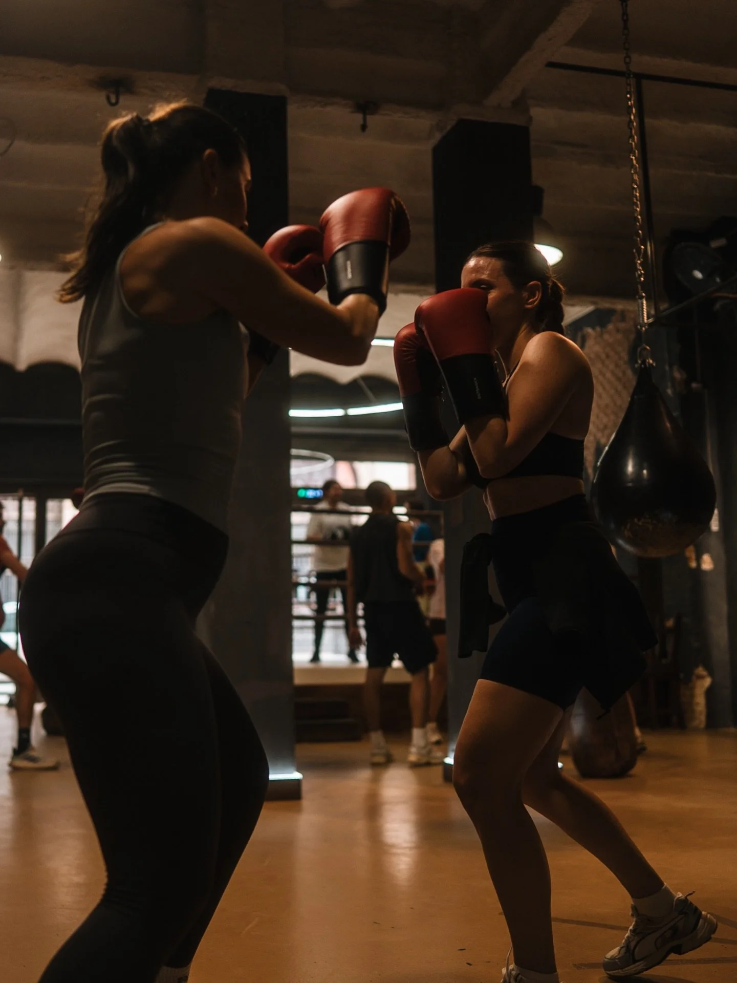 Sweat on the floor. Smiles after rounds.