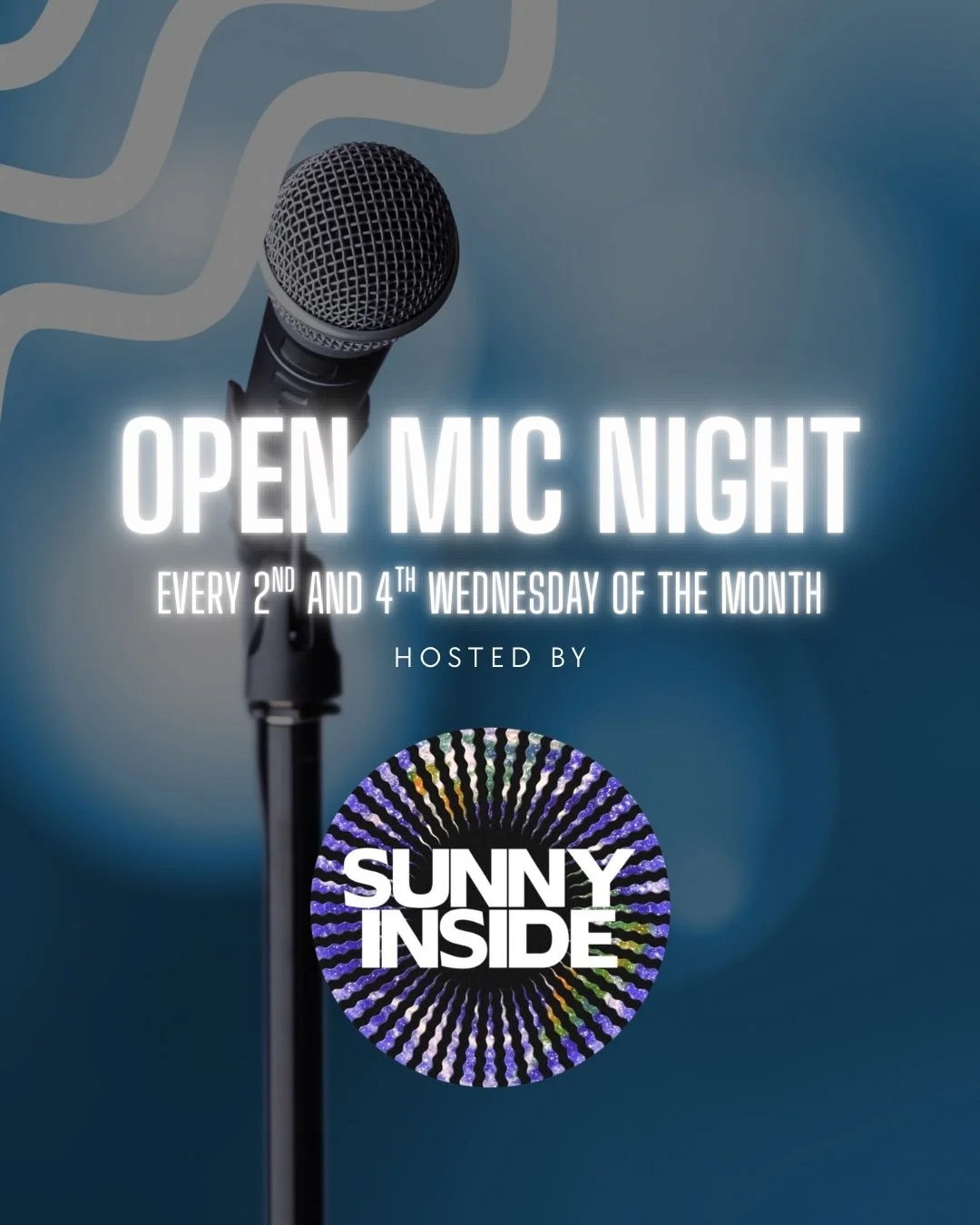 Tomorrow night and continuing the run of Open Mic nights, we&rsquo;ll have the @sunnyinsideband hosting and all are welcome. Come and join us from 7pm for a 15 minute slot (add your name to the board when you get there!).

See you On The River if you