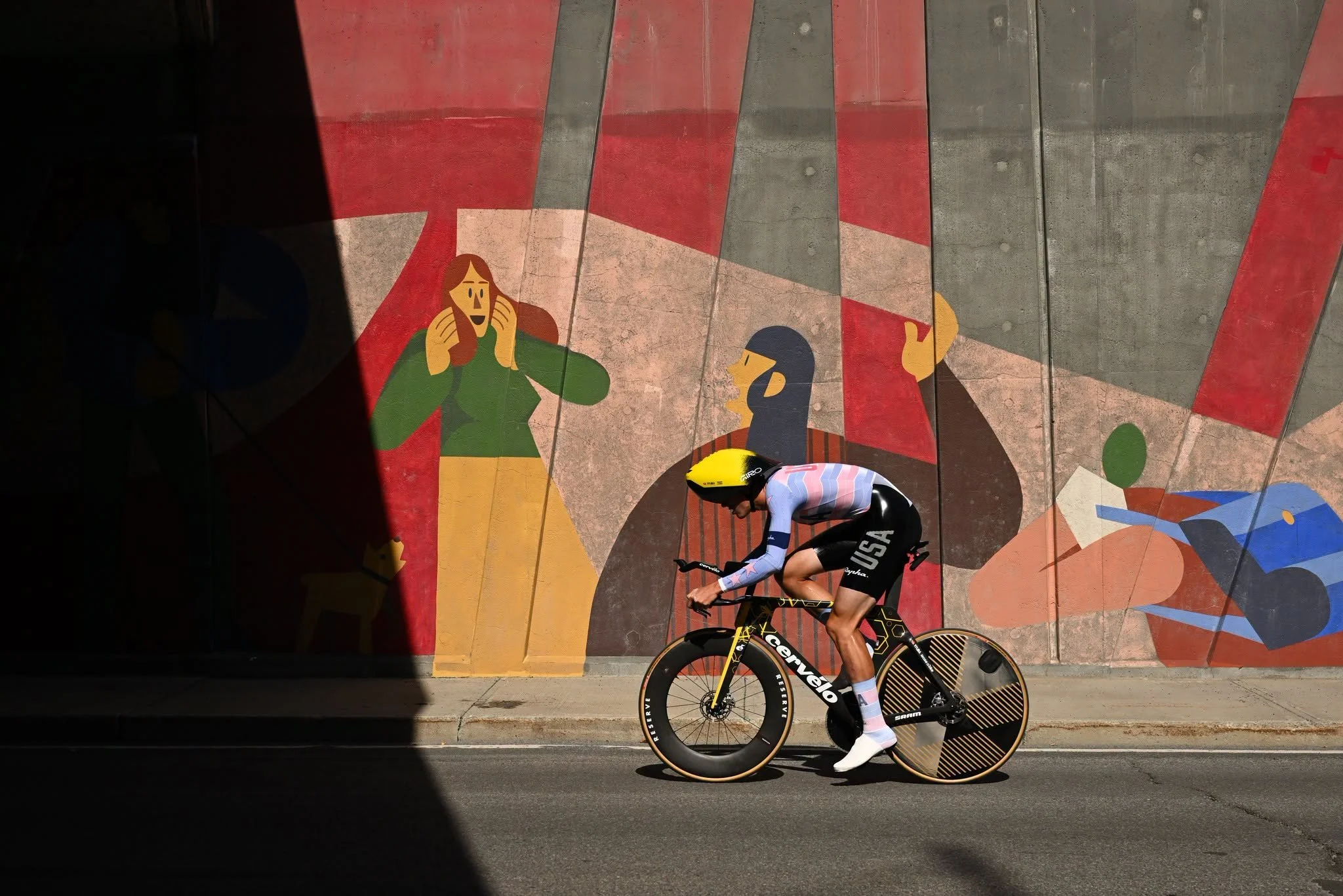 Ashlin Barry finished 4th place at the 2026 UCI U23 World Cycling championships in the road time trial. USA cycling. Team visma lease a bike. 