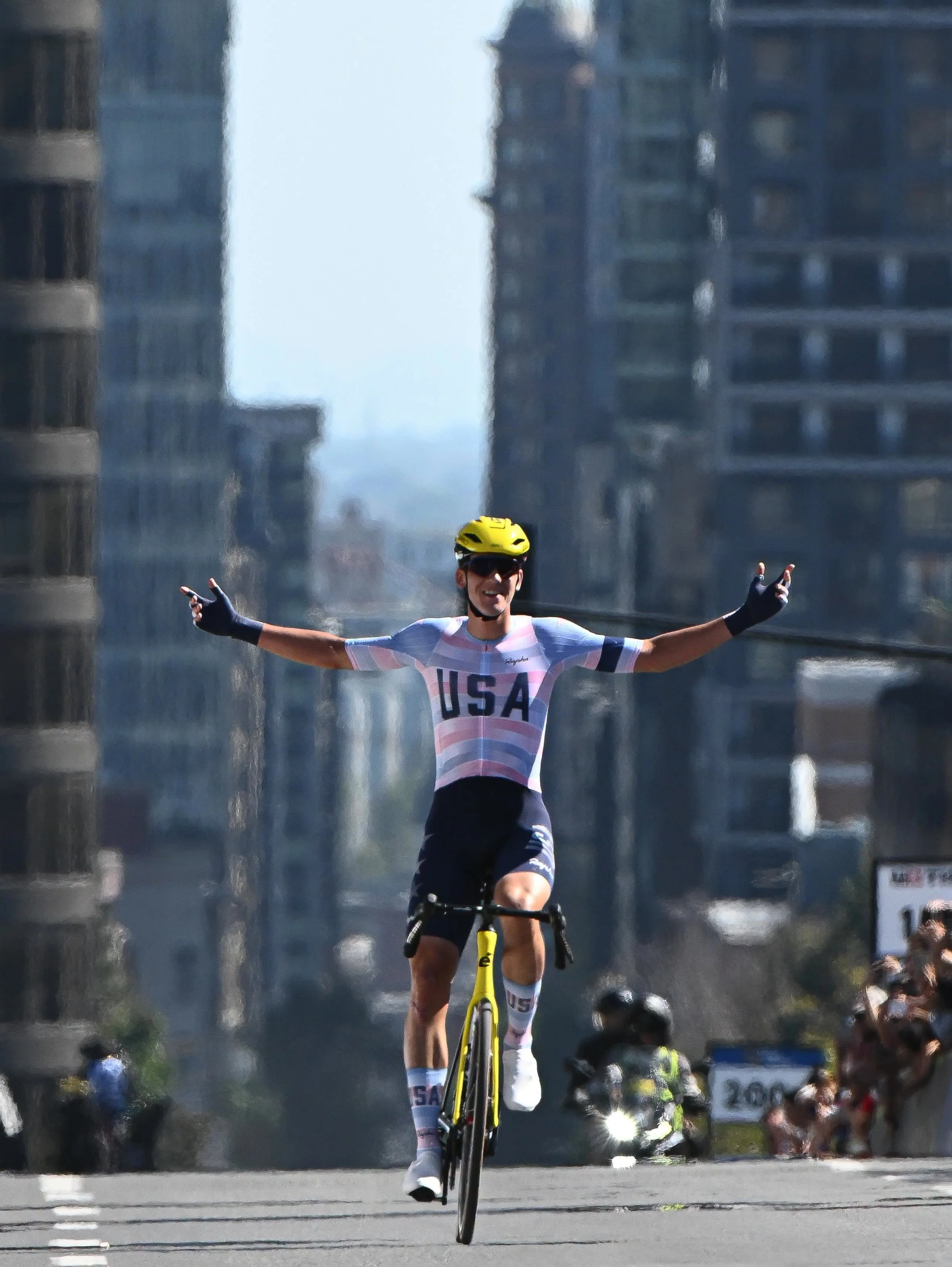 Ashlin Barry, United States National Cycling Team, won the 2026 U23 UCI world road race championships in Montreal, Quebec, Canada