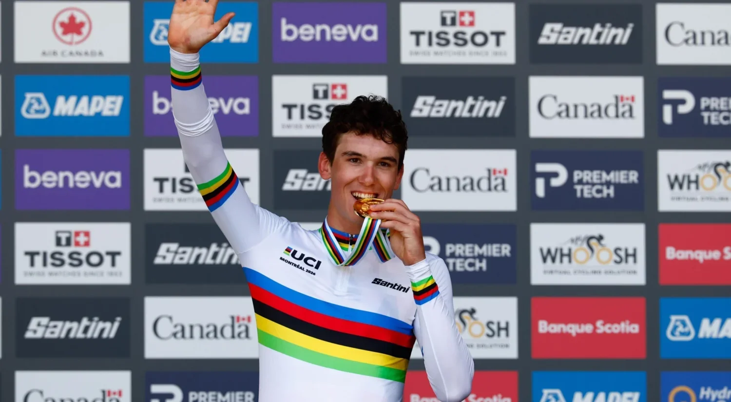 Ashlin Barry, United States National Cycling Team, won the 2026 U23 UCI world road race championships in Montreal, Quebec, Canada
