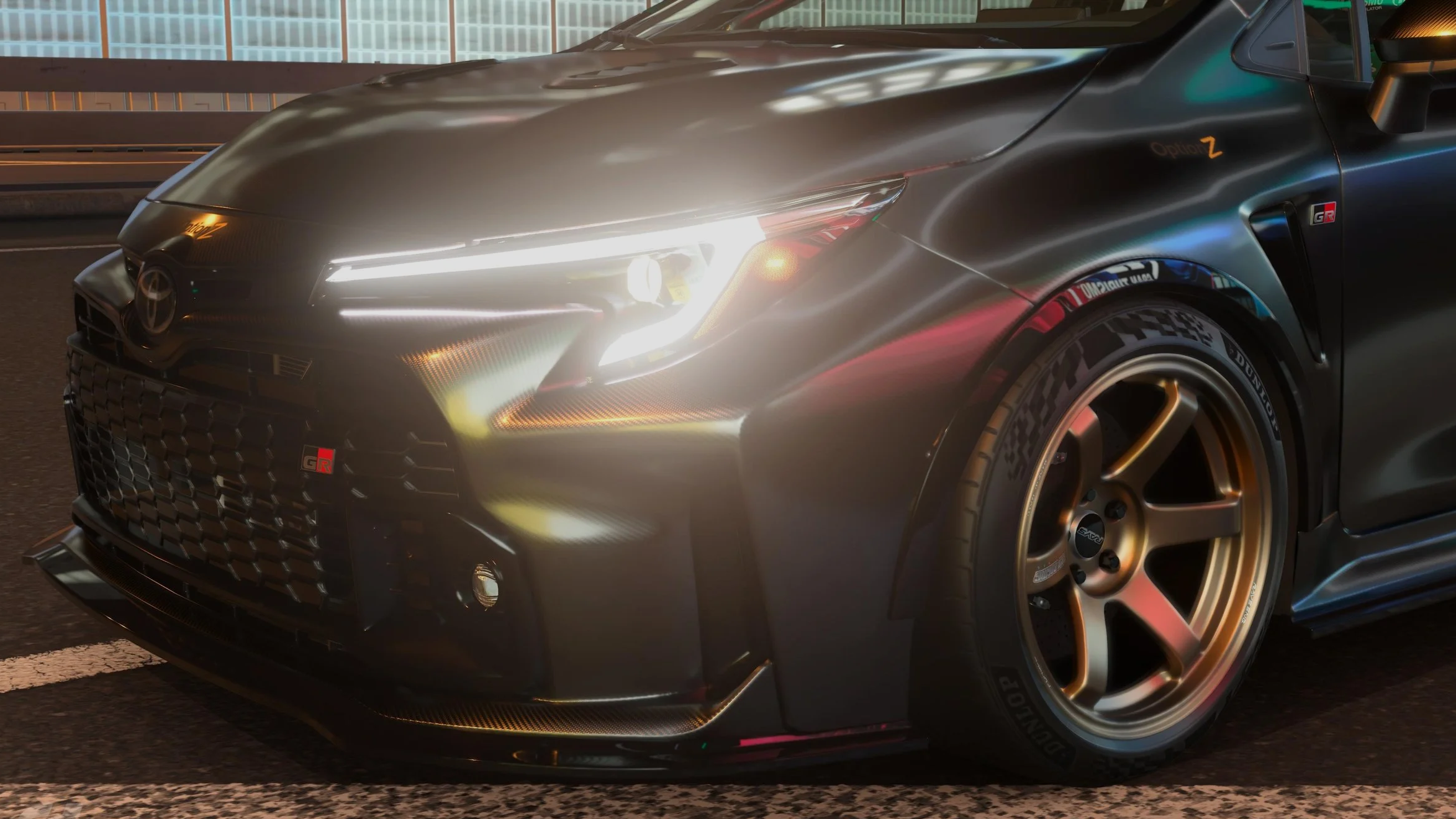 optionz corolla light details