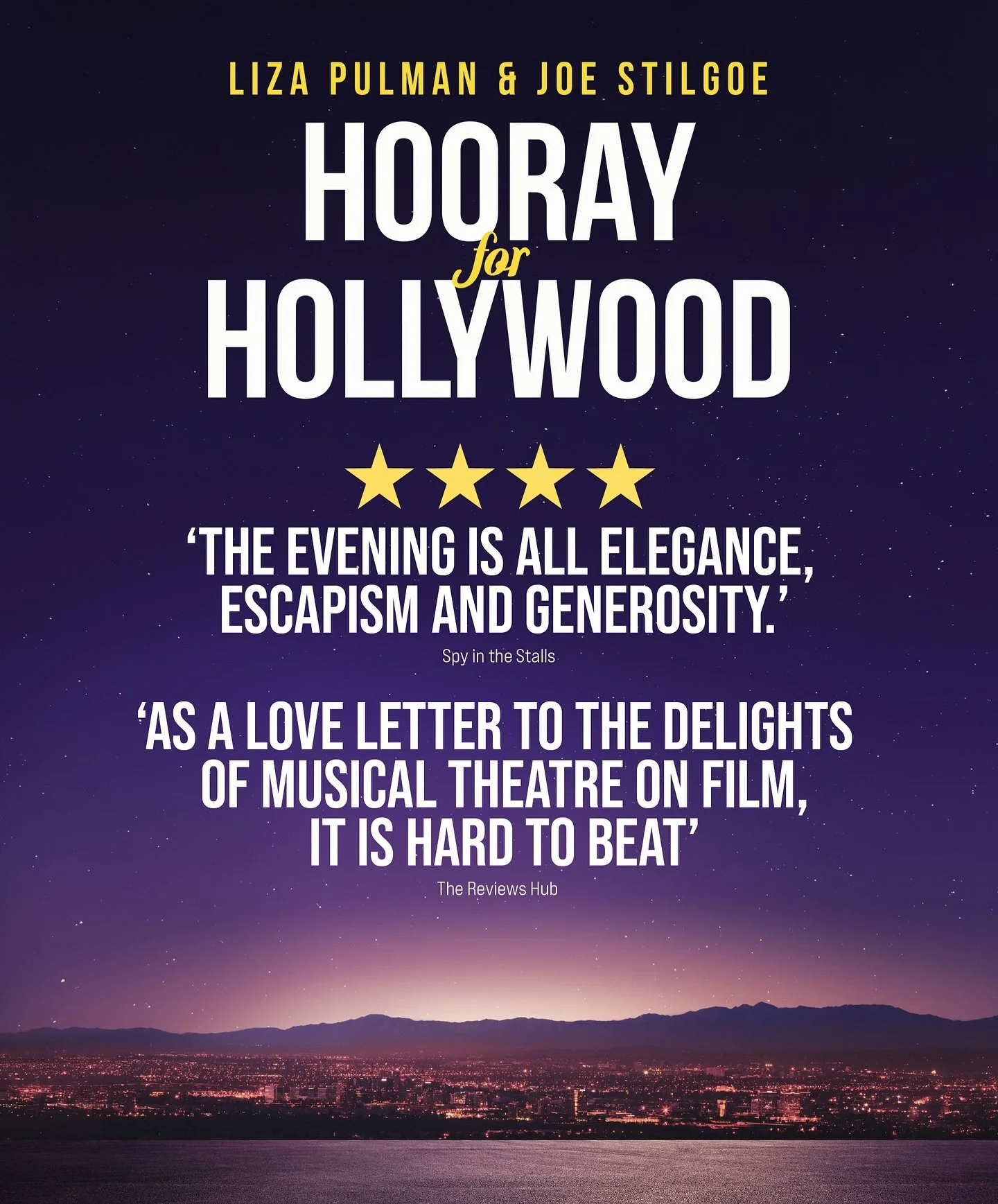 Have you heard? We&rsquo;re taking you all to Hollywood. 

Get your tickets for our spring/summer shows&hellip; link in bio. 

#HoorayForHollywood
