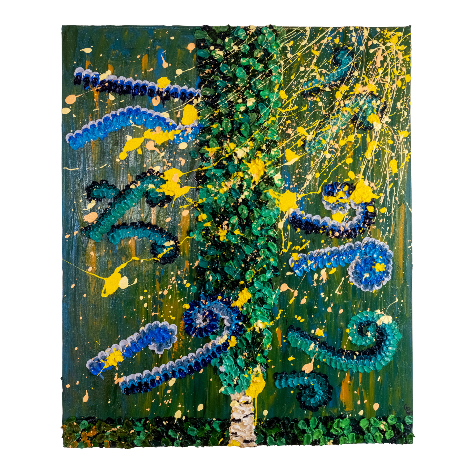 Populus Tremula "Erecta" | 20"W x 24"L x 3/4"D | Oil on Canvas