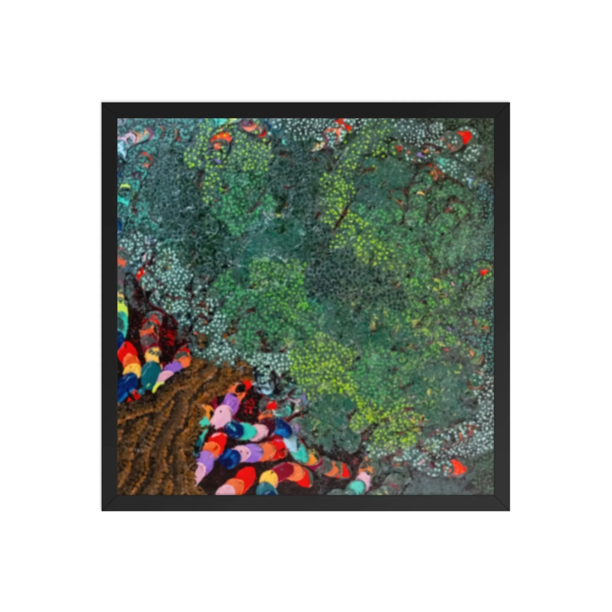 Framed Matte Paper Poster | 18" x 18"