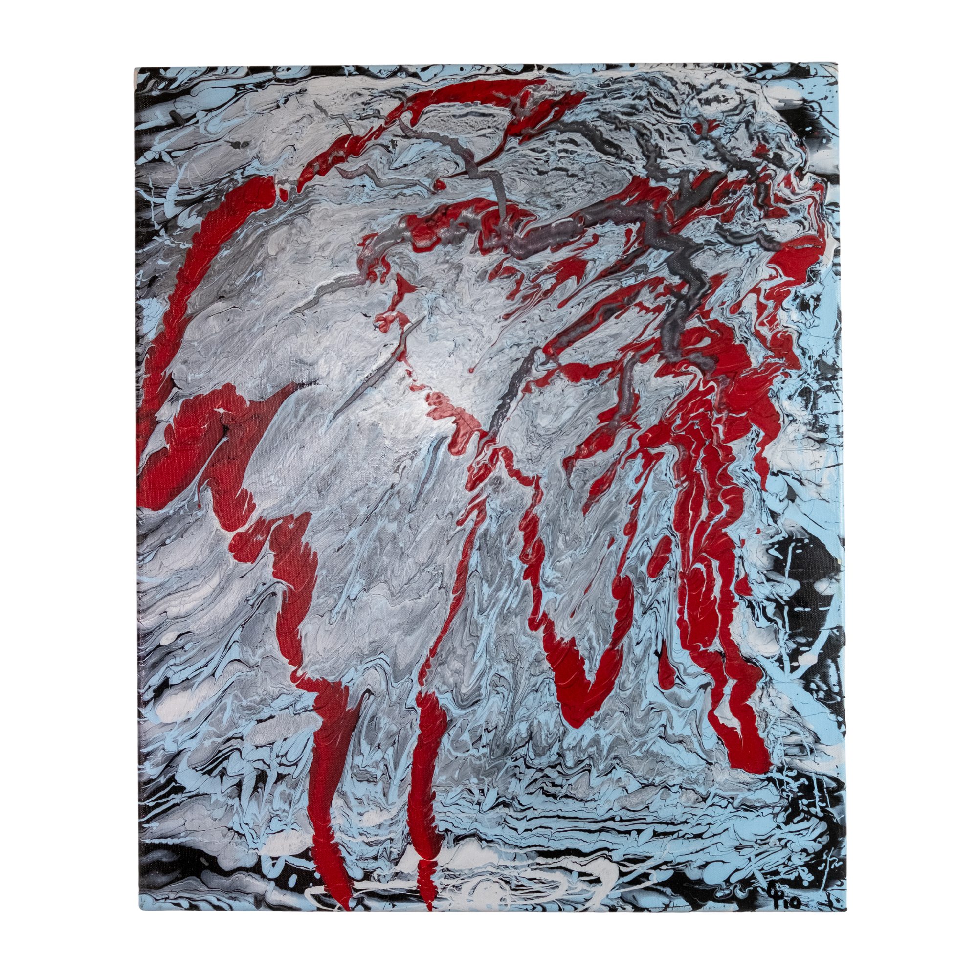 Lava | 24"W x 24"L x 3/4"D | Acrylic on Canvas