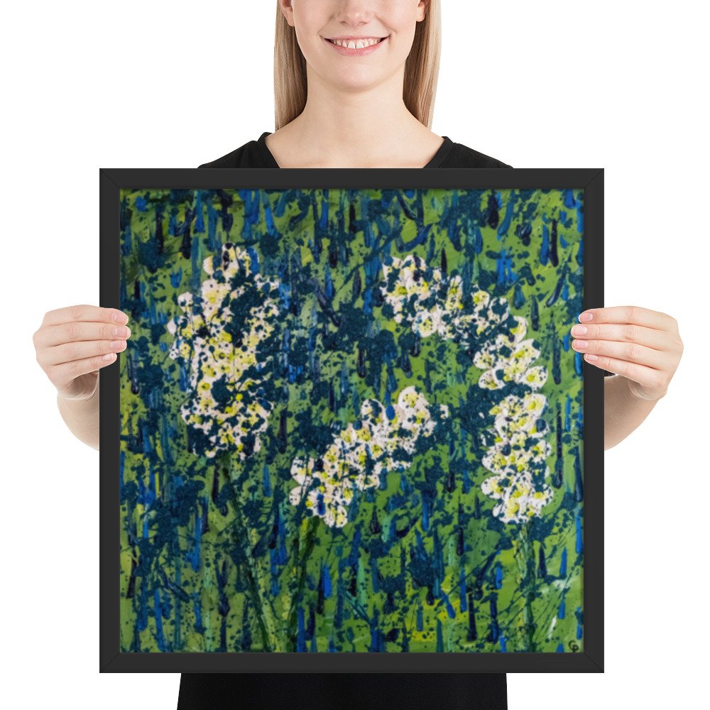 White or Black Framed Matte Paper Poster | 16" x 16", 18" x 18"