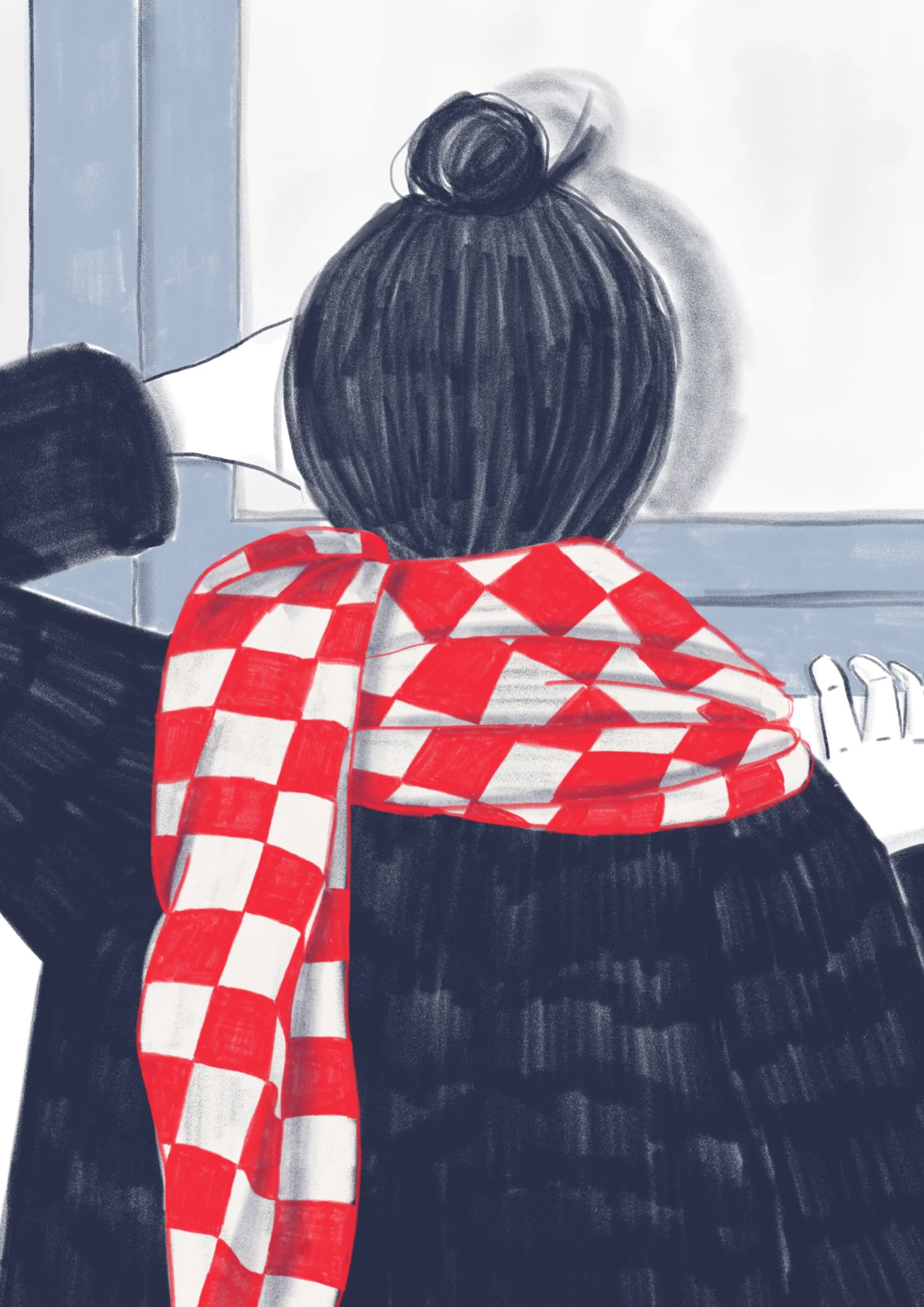 Derrière la fenêtre