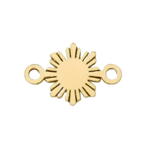 Sunburst Permanent Jewelry Charm