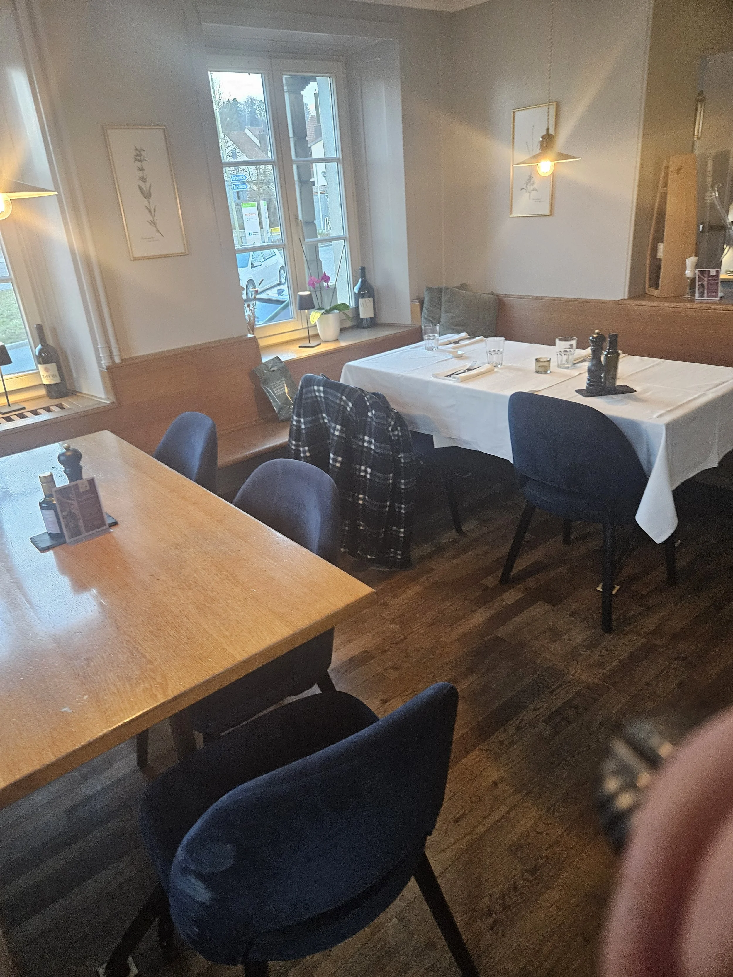 Restaurant Teil rechts vom Eingang