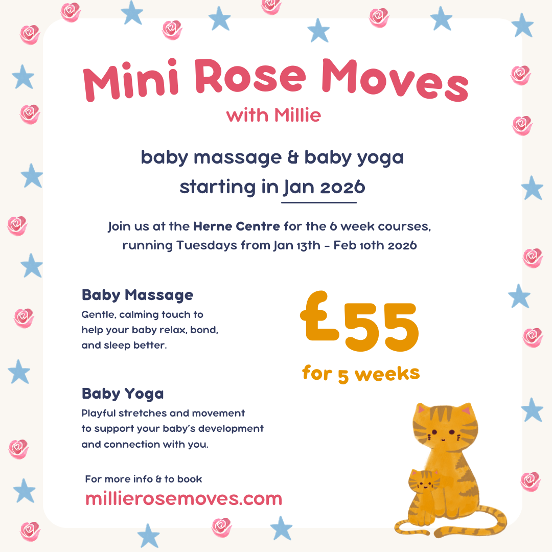 Mini Rose Moves Baby Massage Baby Yoga in Herne Bay