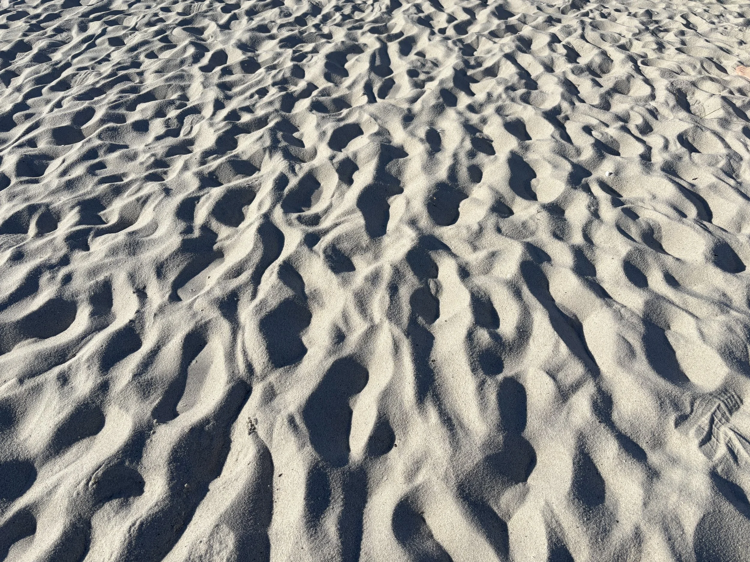 Please leave nothing but footprints at the beach