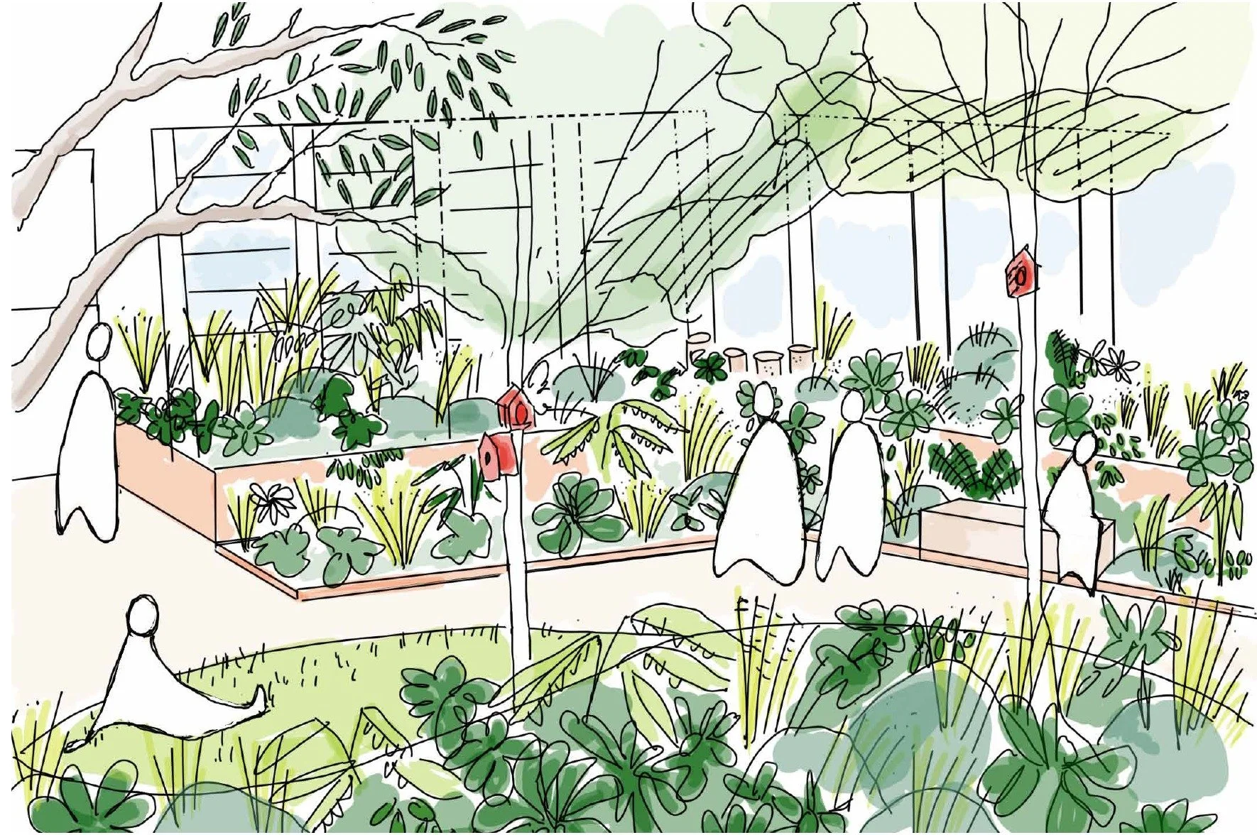 A simple sketch to figure out how the space works. Where people walk, sit, and spend time, and how the planting supports that.

#gardendesigner #gardendesign #garden #sketchdaily #gardenideas #gardensofinstagram #gardens #landscapeachitecture #garden