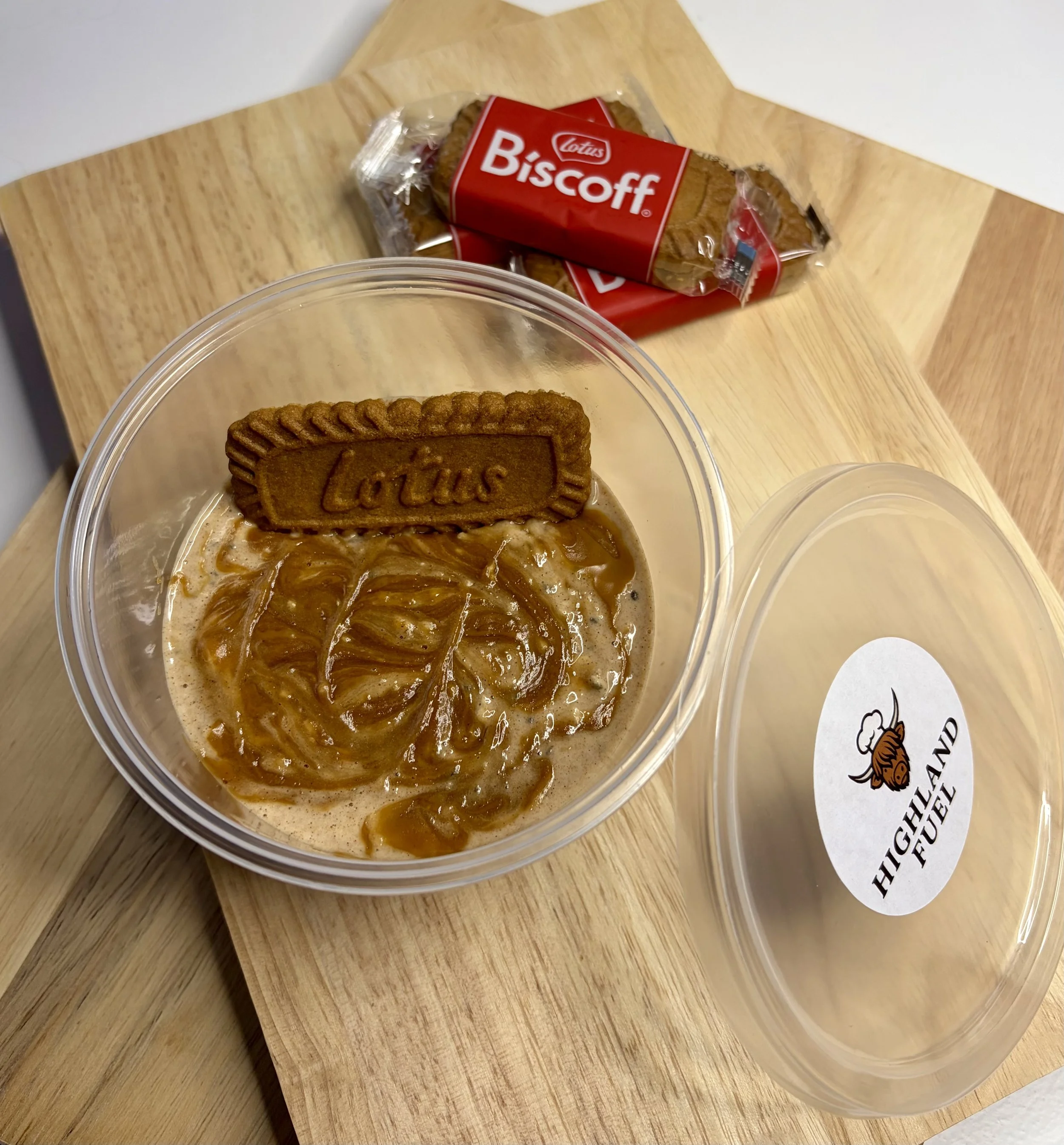 Biscoff Protein Overnight Oats