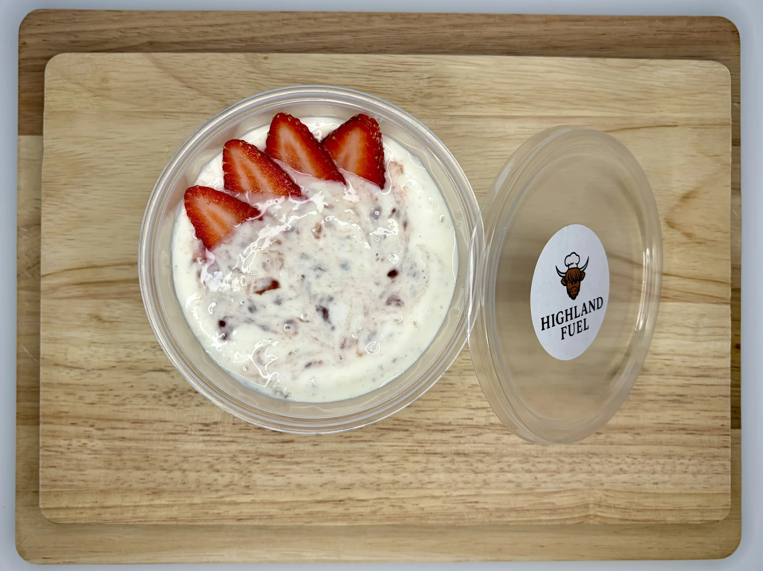 Strawberry and Raspberry Overnight Oats