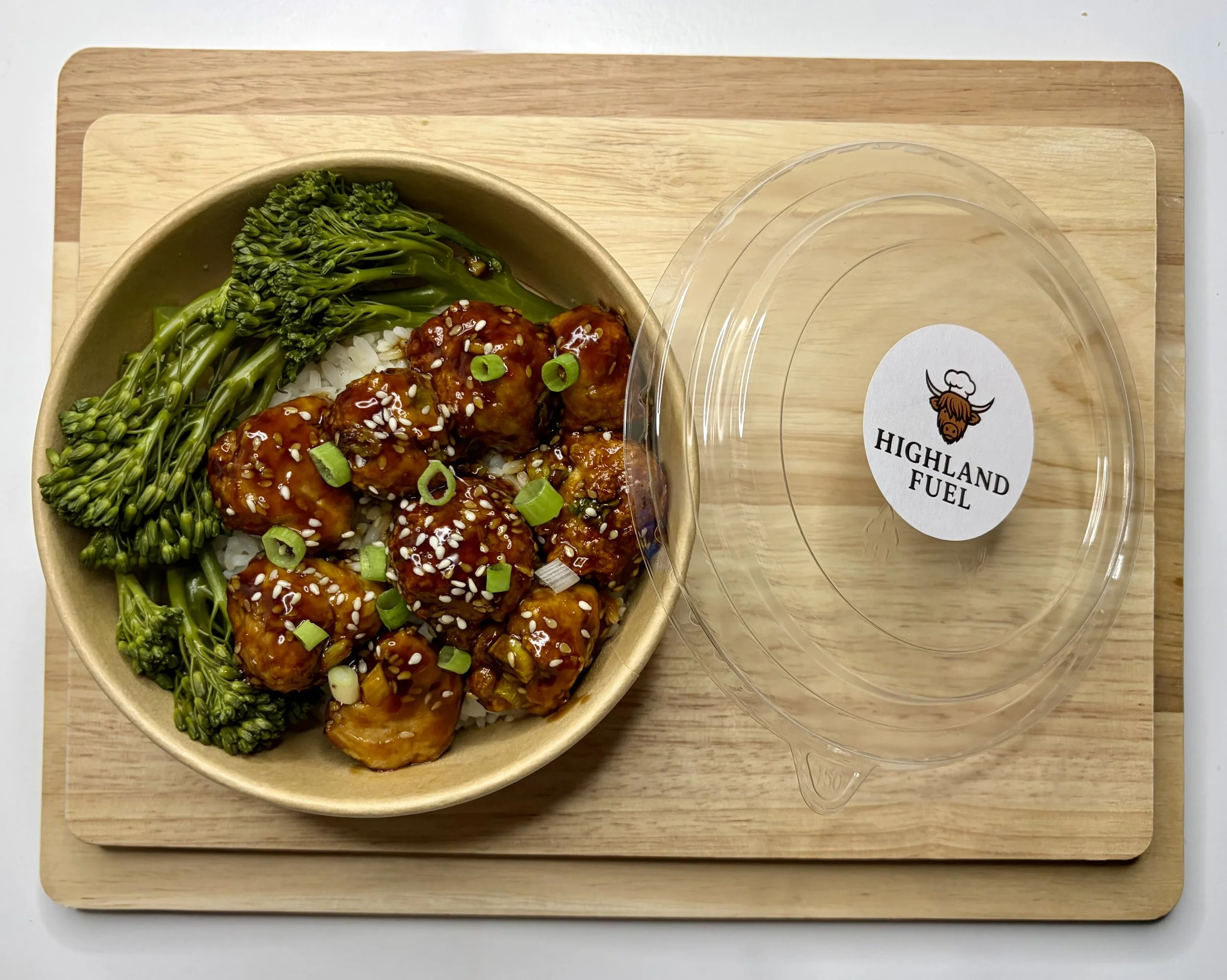 Sticky Sesame Garlic Chicken Meatballs