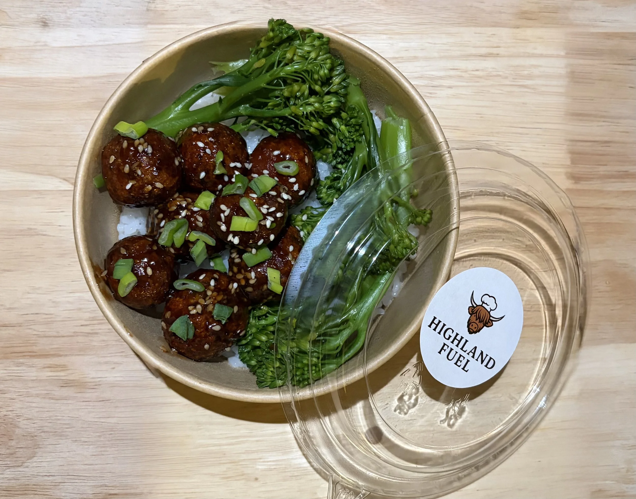 Sticky Sesame Garlic No Meat Balls