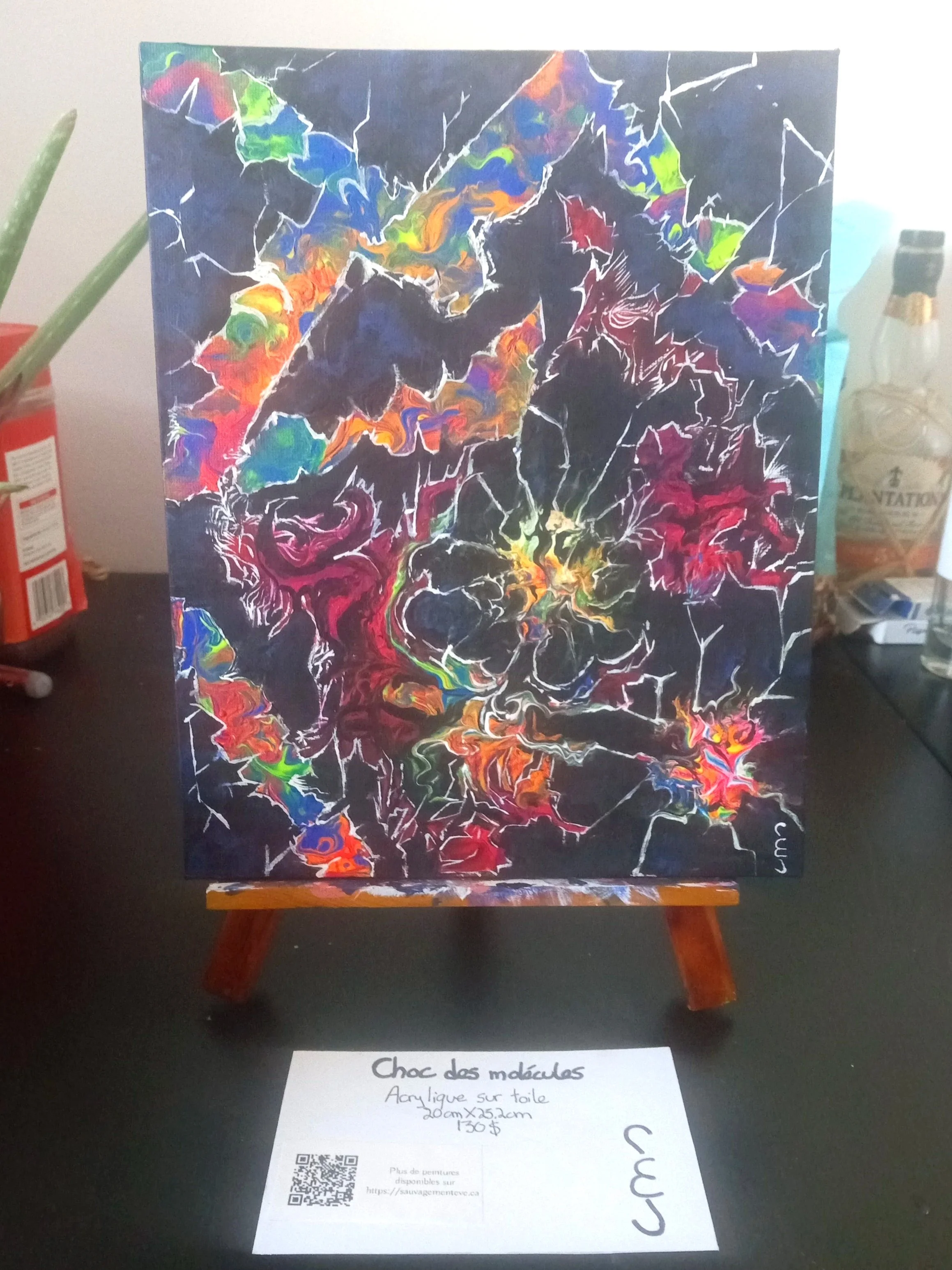 Choc des molécules