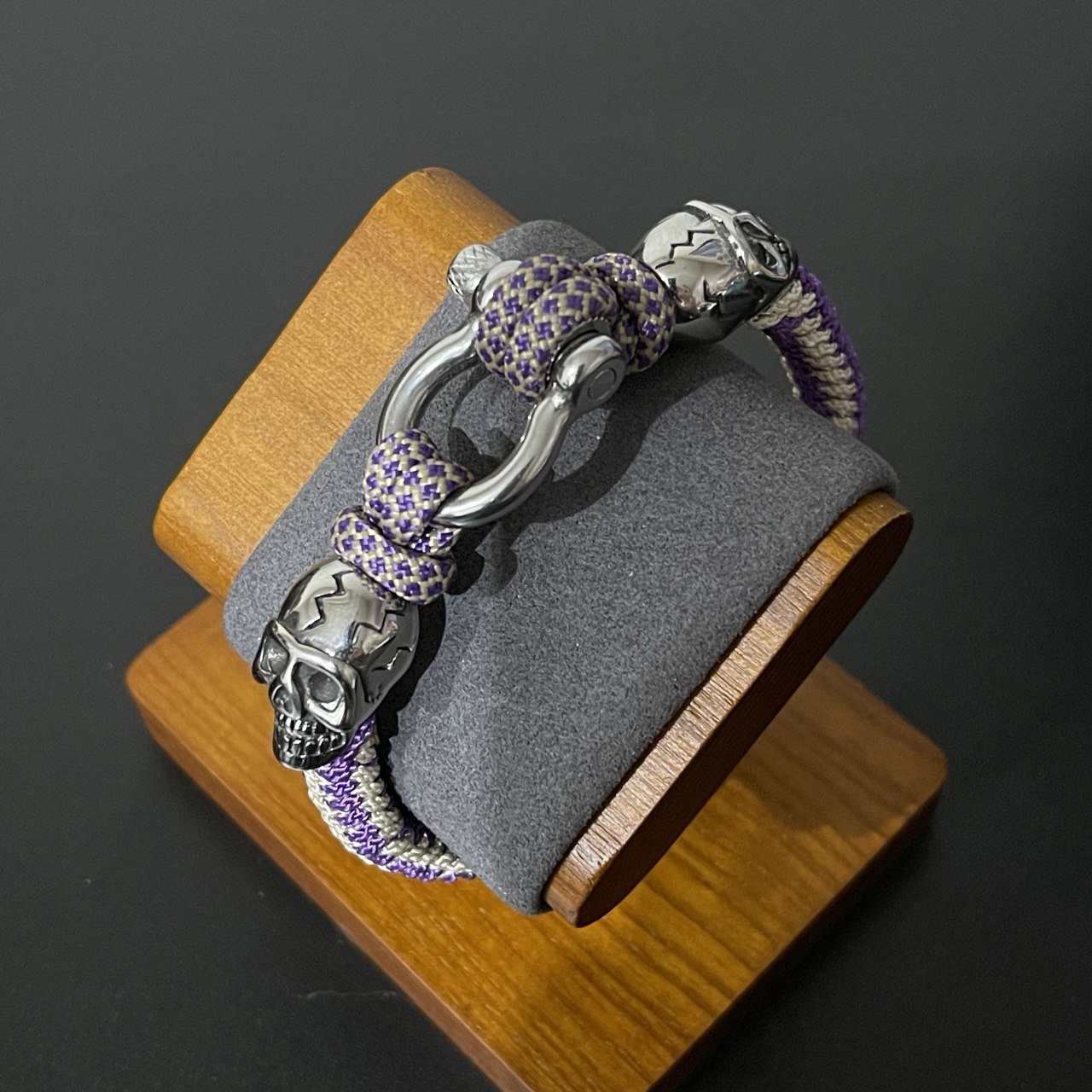 Purple Skulls Bracelet