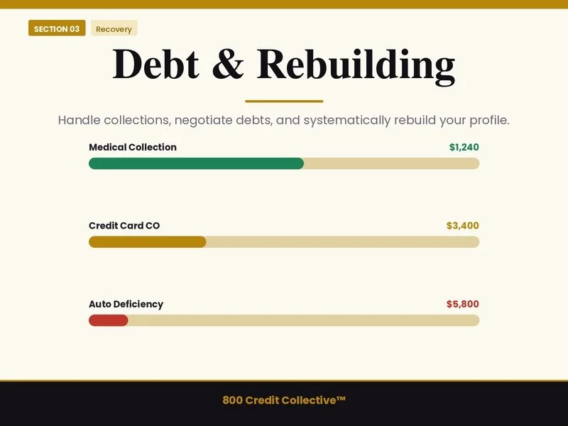 Debt & Rebuilding